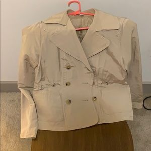 Merona Women’s Double  Breasted Tan Raincoat